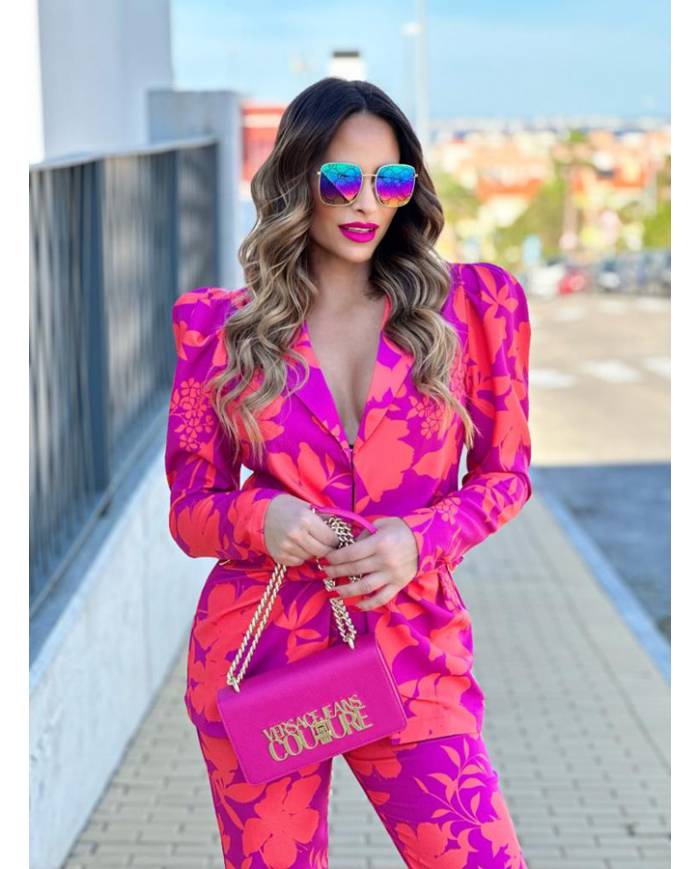 TRAJE BLAZER MB TULIPAN ESTAMPADO