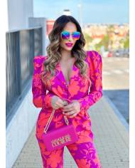 TRAJE BLAZER MB TULIPAN ESTAMPADO