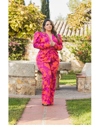 TRAJE BLAZER MB TULIPAN ESTAMPADO
