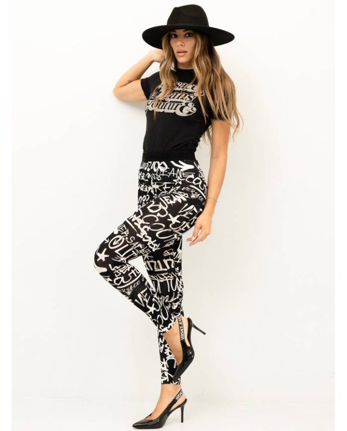 Legging Versace couture graffiti