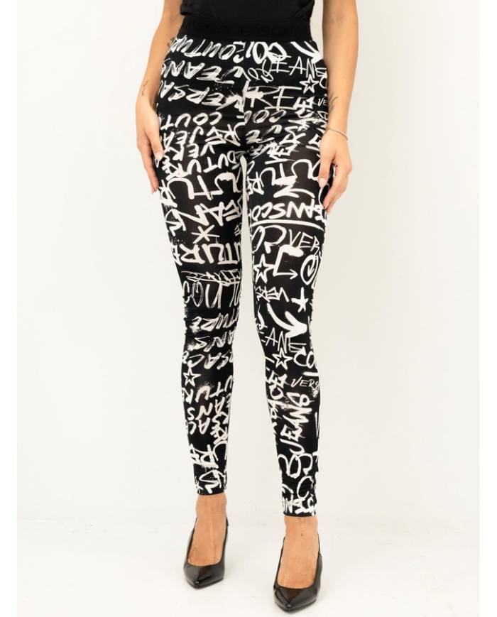 Legging Versace couture graffiti