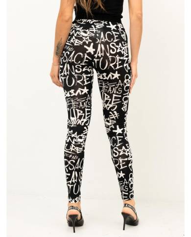 Legging Versace couture graffiti