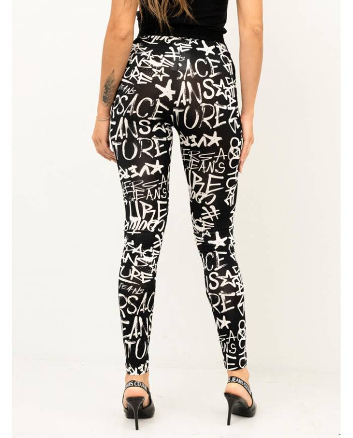 Legging Versace couture graffiti