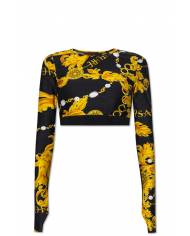 Top Versace couture print chain