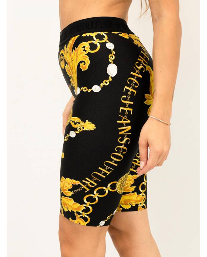 Biker Versace Couture print chain