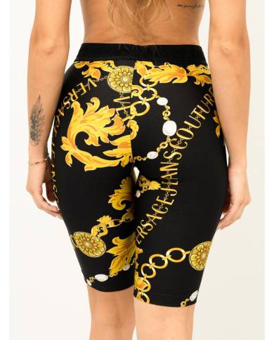 Biker Versace Couture print chain