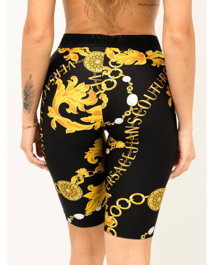 Biker Versace Couture print chain