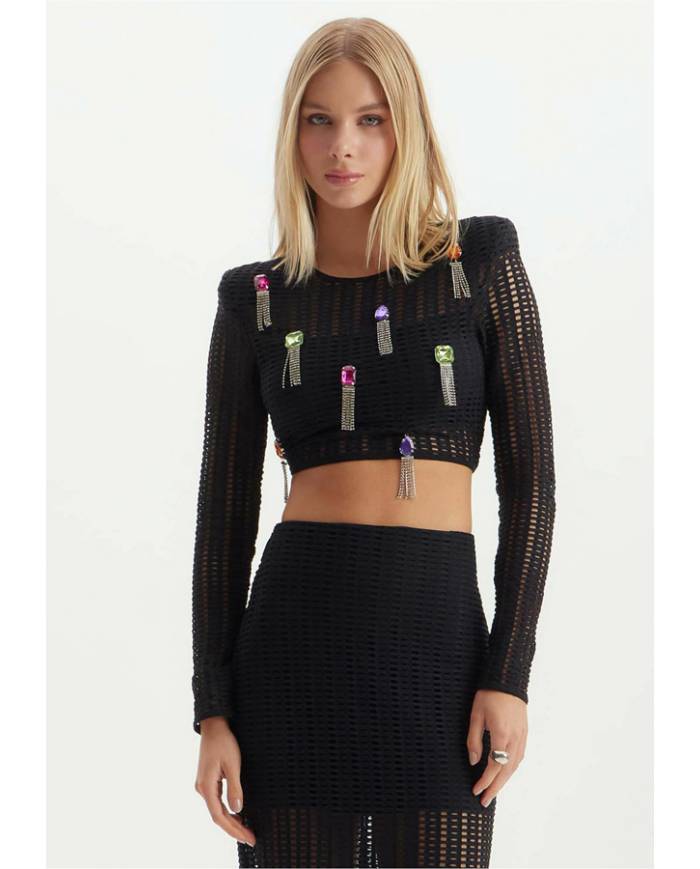 Top+falda Lanca Perfume crystals colours