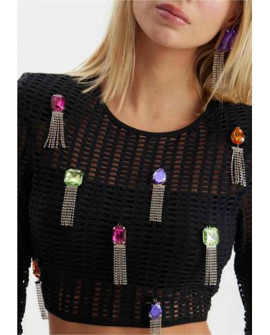 Top+falda Lanca Perfume crystals colours
