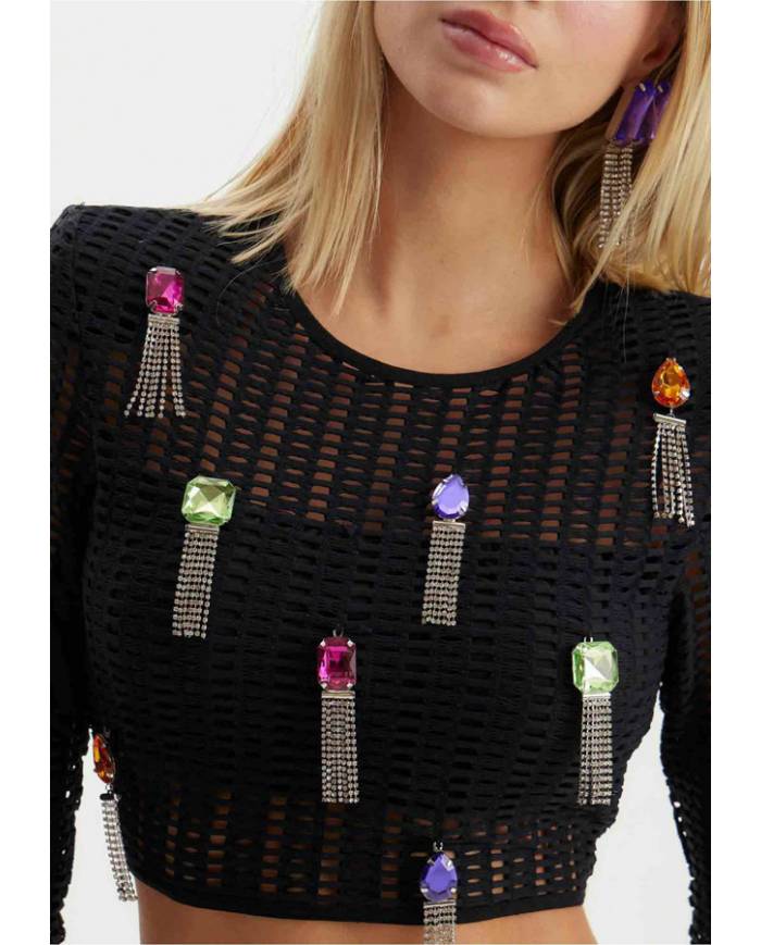 Top+falda Lanca Perfume crystals colours