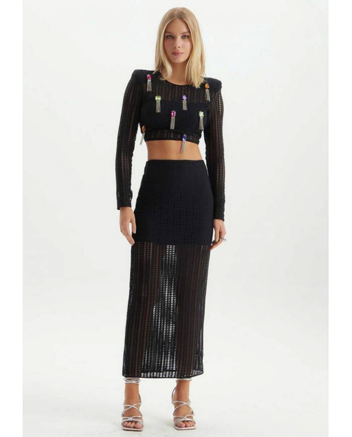 Top+falda Lanca Perfume crystals colours
