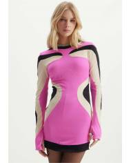 Vestido Lanca Perfume recortes