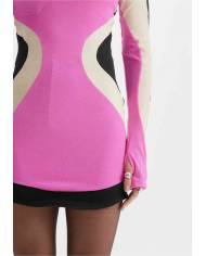 Vestido Lanca Perfume recortes