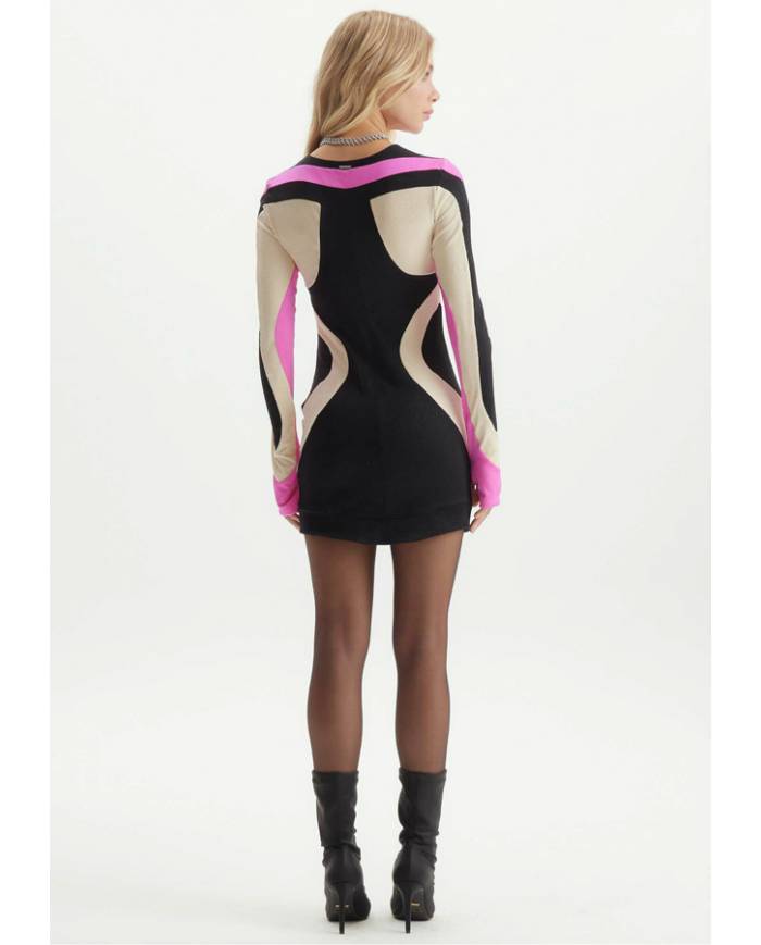 Vestido Lanca Perfume recortes