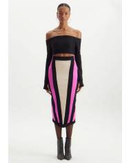 Top+falda Lanca Perfume cropped