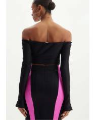 Top+falda Lanca Perfume cropped