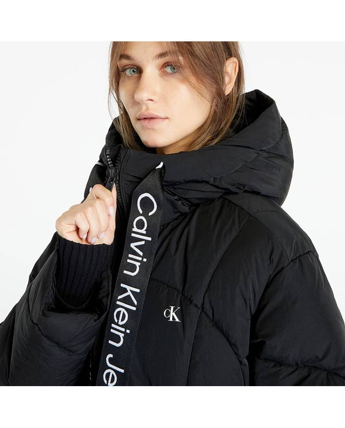 Chaquetón Calvin Klein logo drawstring