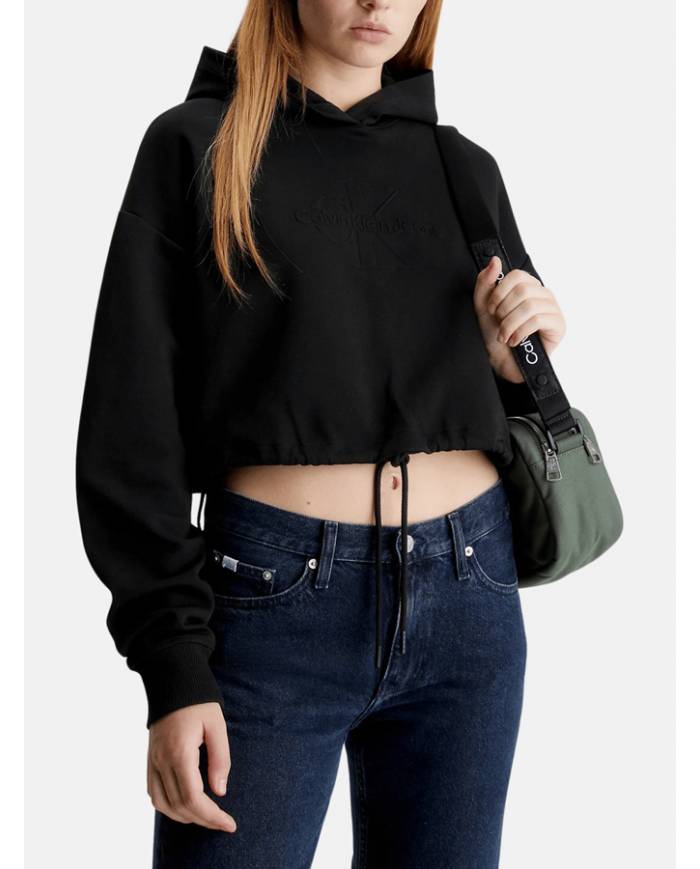 Sudadera Calvin Klein embossed monologo