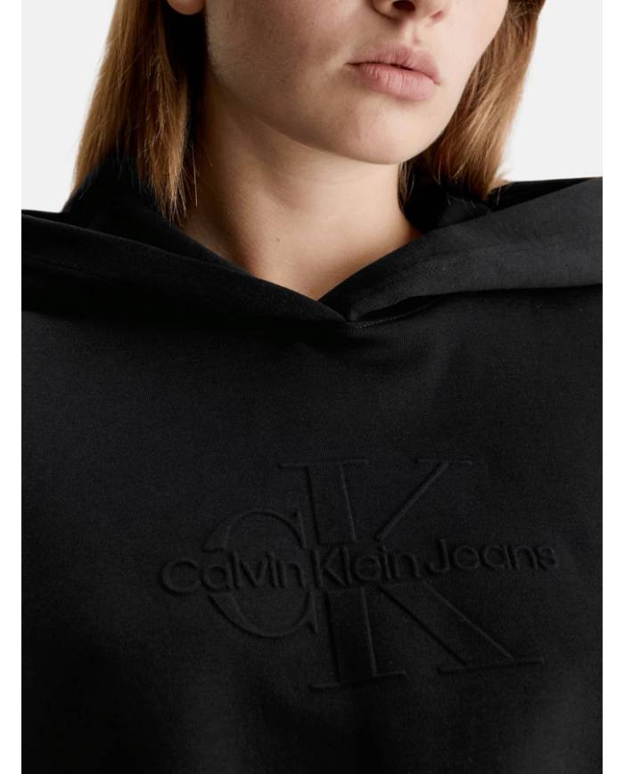 Sudadera Calvin Klein embossed monologo