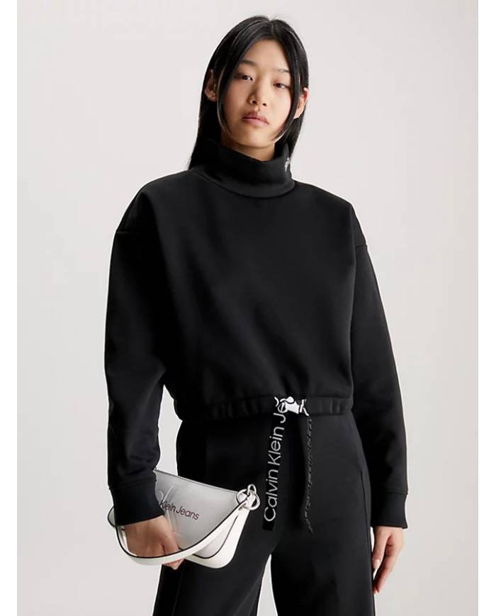 Sudadera Calvin Klein cropped logo