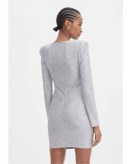 Vestido Lanca Perfume ombreira shine