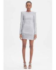 Vestido Lanca Perfume ombreira shine