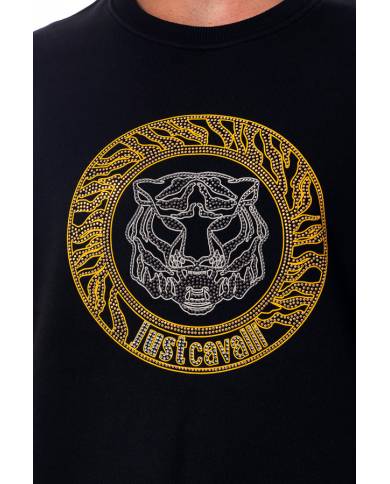 Sudadera Just Cavalli H Tiger crystal