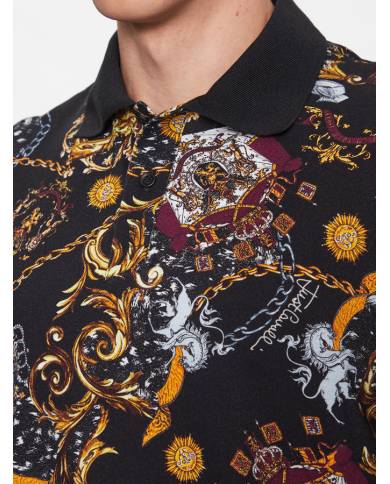 Polo Just Cavalli H Print Iconic shields