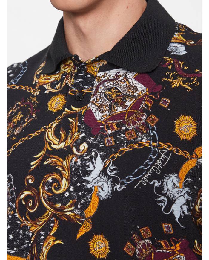 Polo Just Cavalli H Print Iconic shields