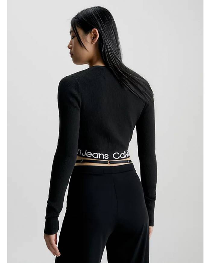 Rebeca Calvin Klein logo intarsia