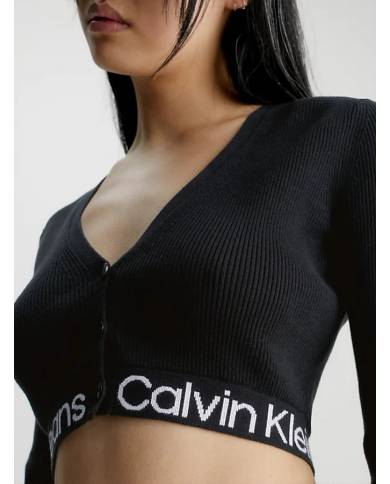 Rebeca Calvin Klein logo intarsia