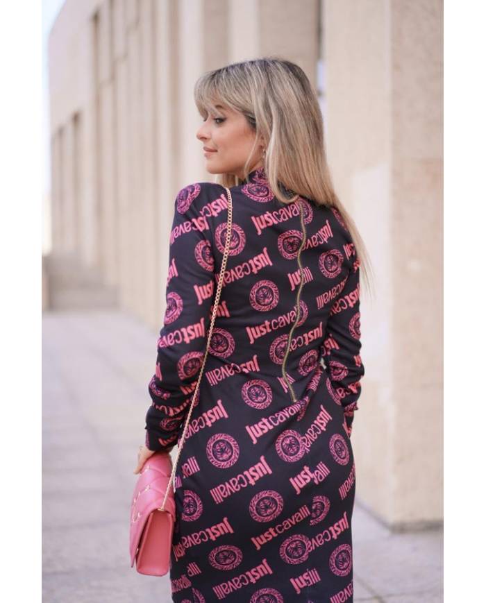 Vestido Just Cavalli logo tigre milano