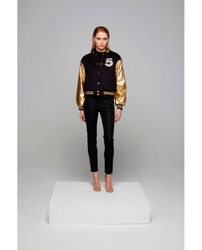 Bomber Trash and Luxury crystal number