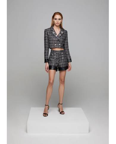 Chaqueta+short Trash and Luxury squares chane