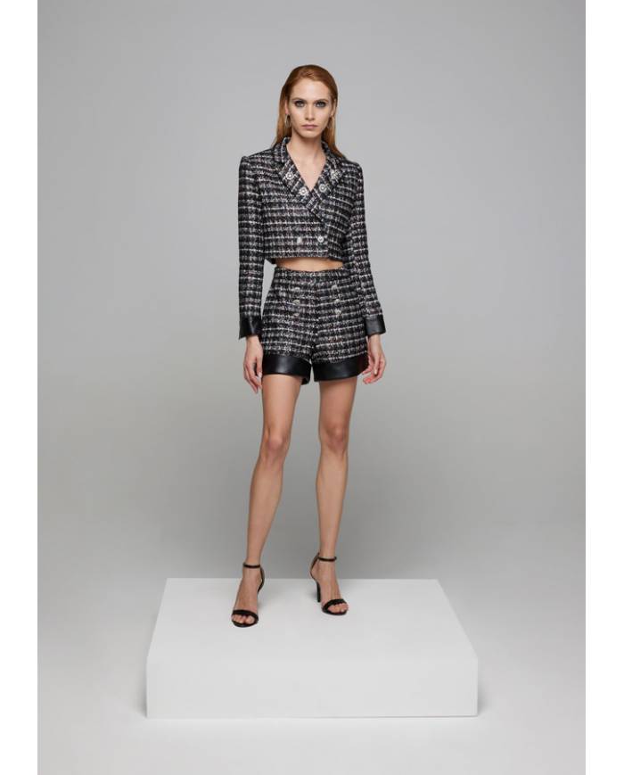 Chaqueta+short Trash and Luxury squares chane