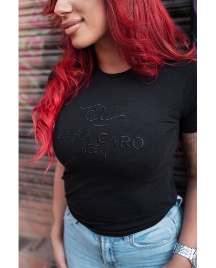 Camiseta Dara Caro embroidered