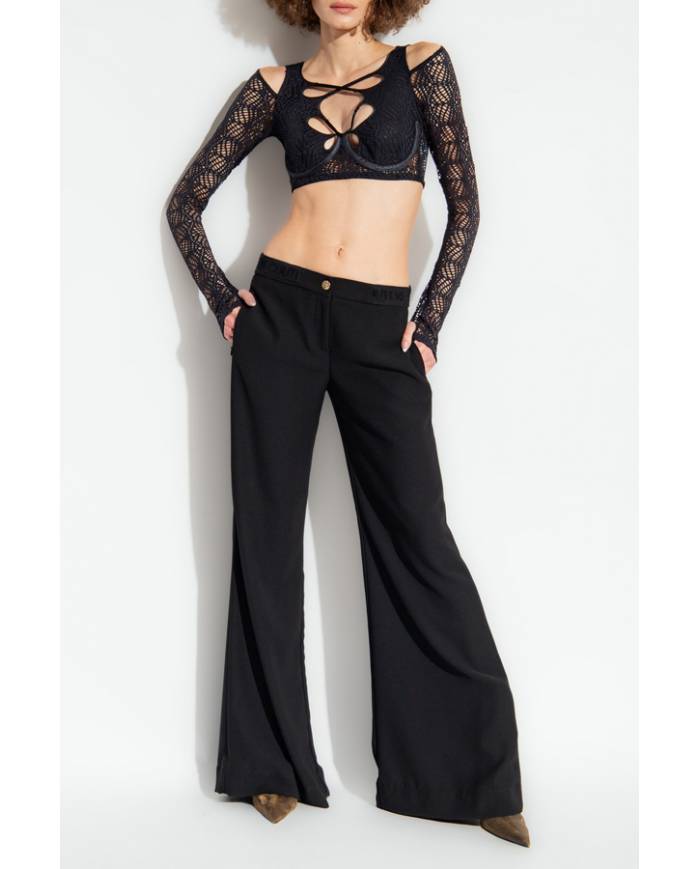 Top Versace Couture bare shouder net