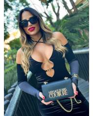 Vestido Versace Couture velvet stretch