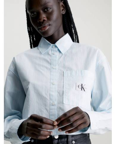 Camisa Calvin Klein pocket patch logo