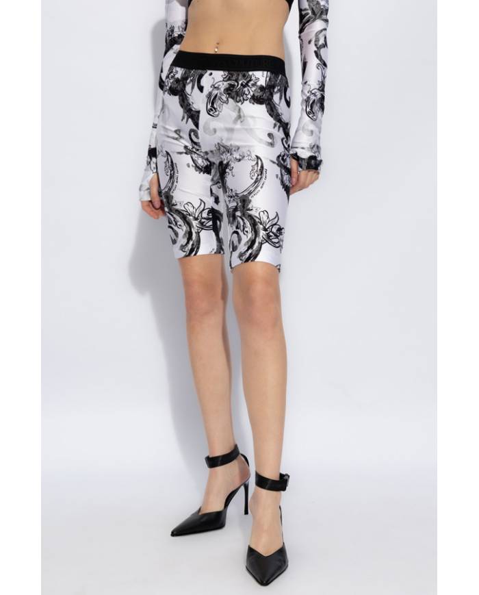 Biker Versace Couture watercolor barroque