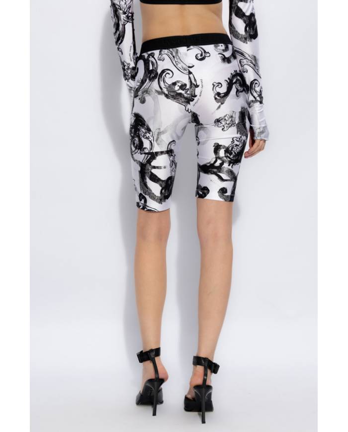 Biker Versace Couture watercolor barroque