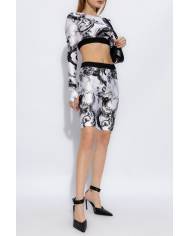Biker Versace Couture watercolor barroque