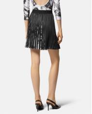 Falda Versace Couture printed plisse