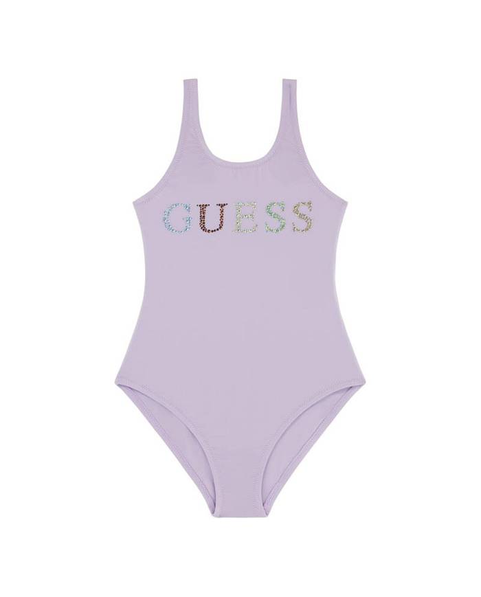 Bañador Guess kids logo strass