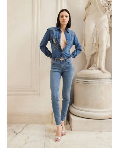 Jeans Trash and Luxury diamonds
