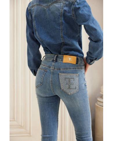Jeans Trash and Luxury diamonds