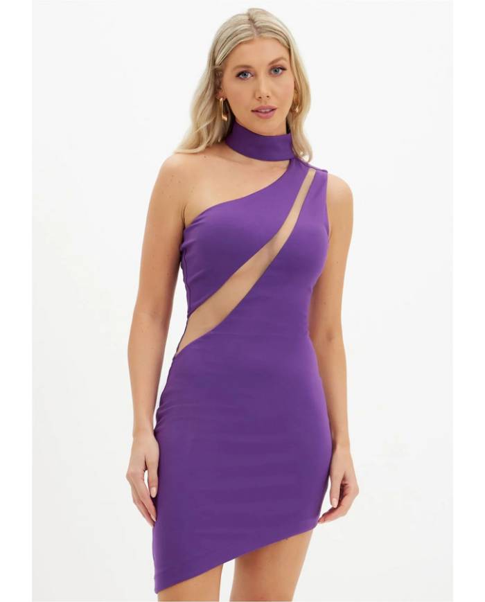 Vestido Lanca Perfume front transparency