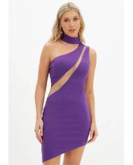 Vestido Lanca Perfume front transparency