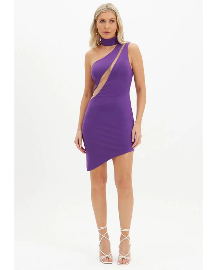 Vestido Lanca Perfume front transparency