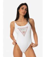 Bañador Guess rhinestone triangle